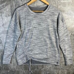 Grey Reebok crew neck pullover sweatshirt Woman's‎ Medium